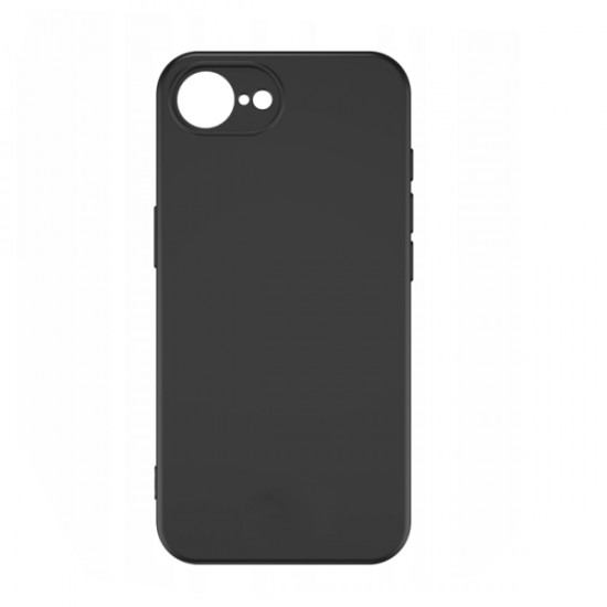 SENSO SOFT TOUCH IPHONE 16E black backcover SENSO SOFT TOUCH IPHONE 16E black backcover