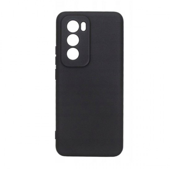 SENSO SOFT TOUCH OPPO RENO 12 5G black backcover SENSO SOFT TOUCH OPPO RENO 12 5G black backcover