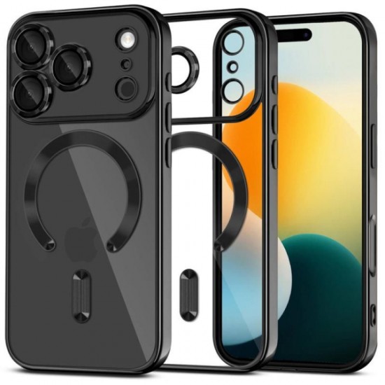 TECH-PROTECT MAGFLEX MAGSAFE CASE IPHONE 17 PRO MAX shinny black backcover