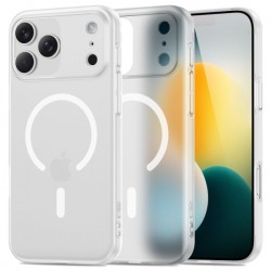 TECH-PROTECT MAGSLIM CASE IPHONE 17 PRO matte white backcover TECH-PROTECT MAGSLIM CASE IPHONE 17 PRO matte white backcover