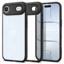 SPIGEN ULTRA HYBRID IPHONE 17 AIR matte black backcover SPIGEN ULTRA HYBRID IPHONE 17 AIR matte black backcover