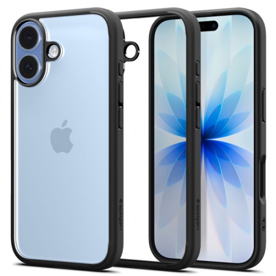 SPIGEN ULTRA HYBRID IPHONE 17 AIR matte black backcover SPIGEN ULTRA HYBRID IPHONE 17 AIR matte black backcover