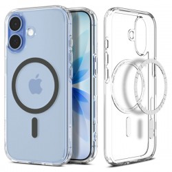 SPIGEN ULTRA HYBRID MAG IPHONE 17 clear graphite backcover