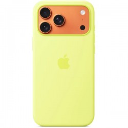ORIGINAL APPLE SILICONE CASE MAGSAFE IPHONE 17 PRO neon yellow