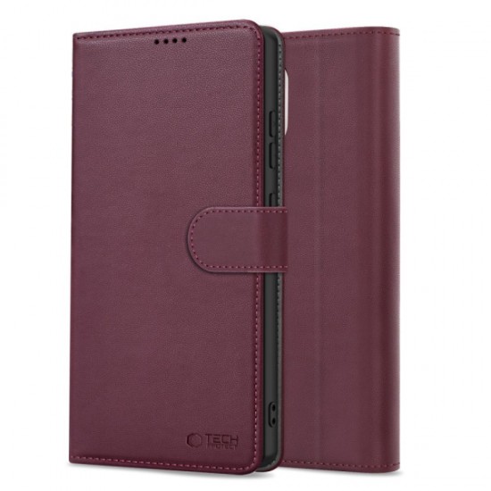 TECH-PROTECT WALLET BOOK CASE XIAOMI REDMI NOTE 15 PRO 5G mulberry