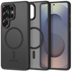 TECH-PROTECT MAGCAM CASE SAMSUNG S26 ULTRA matte black red backcover