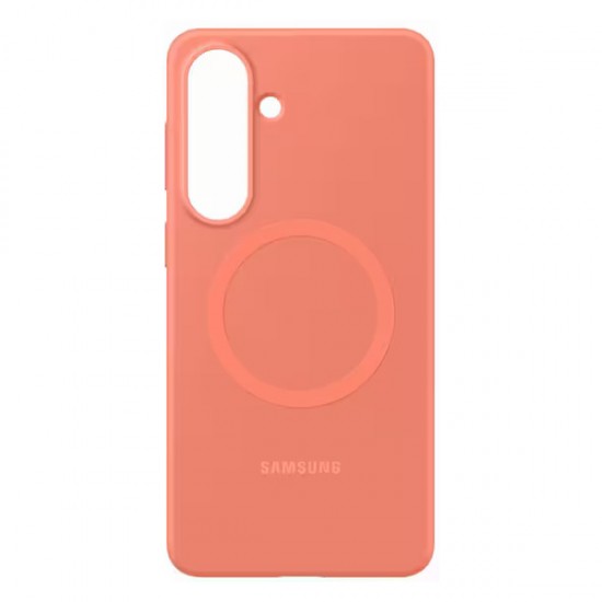 ORIGINAL SILICONE MAGNET CASE COVER SAMSUNG S26 PLUS coral red backcover