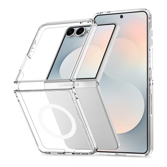 TECH-PROTECT FLEXAIR HYBRID MAGSAFE CASE SAMSUNG Z FLIP 8 clear backcover