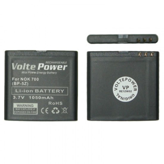 ΜΠΑΤΑΡΙΑ NOKIA 700 1050mAh Li-ion (BP-5Z) VoltePower ΜΠΑΤΑΡΙΑ NOKIA 700 1050mAh Li-ion (BP-5Z) VoltePower