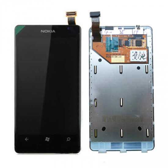 NOKIA LUMIA 800 ΟΘΟΝΗ + TOUCH SCREEN + LENS + FRONT BLACK OR NOKIA LUMIA 800 ΟΘΟΝΗ + TOUCH SCREEN + LENS + FRONT BLACK OR