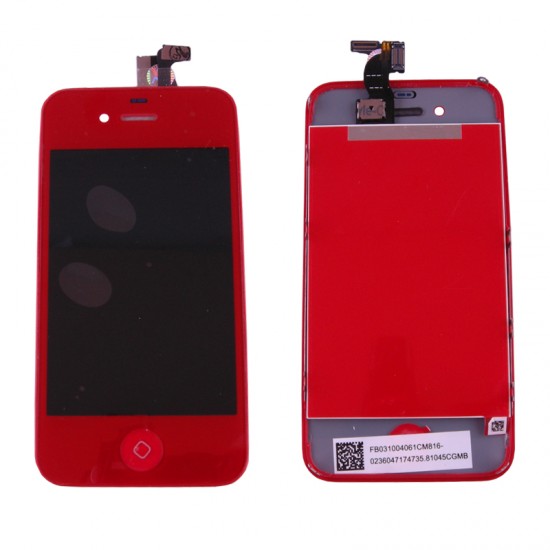 IPHONE 4G ΟΘΟΝΗ OR +TOUCH+LENS+HOME BUTTON-SPEAKER MESH RED IPHONE 4G ΟΘΟΝΗ OR +TOUCH+LENS+HOME BUTTON-SPEAKER MESH RED