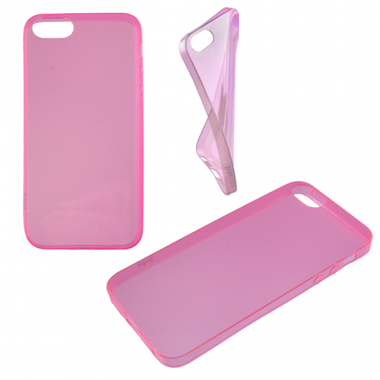IDOL 1991 ΘΗΚΗ IPHONE SE/5S/5 ULTRA THIN TPU 0.3mm ΔΙΑΦΑΝΗ ΡΟΖ IDOL 1991 ΘΗΚΗ IPHONE SE/5S/5 ULTRA THIN TPU 0.3mm ΔΙΑΦΑΝΗ ΡΟΖ