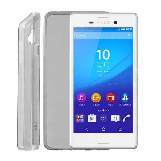 IDOL 1991 ΘΗΚΗ SONY M4 AQUA ULTRA THIN TPU 0.3mm ΔΙΑΦΑΝΗ ΓΚΡΙ IDOL 1991 ΘΗΚΗ SONY M4 AQUA ULTRA THIN TPU 0.3mm ΔΙΑΦΑΝΗ ΓΚΡΙ