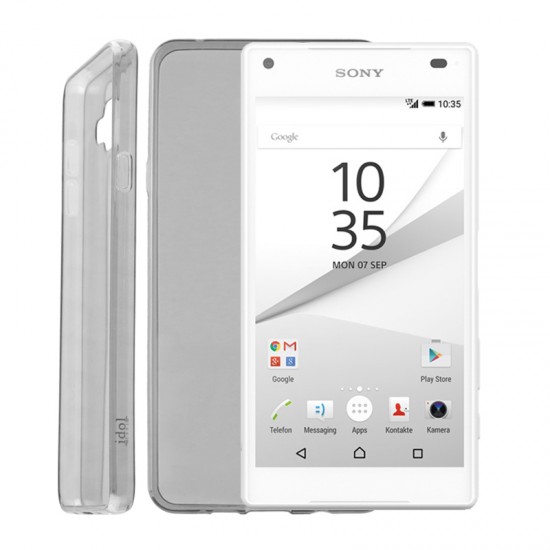 IDOL 1991 ΘΗΚΗ SONY Z5 COMPACT ULTRA THIN TPU 0.3mm ΔΙΑΦΑΝΗ ΓΚΡΙ IDOL 1991 ΘΗΚΗ SONY Z5 COMPACT ULTRA THIN TPU 0.3mm ΔΙΑΦΑΝΗ ΓΚΡΙ