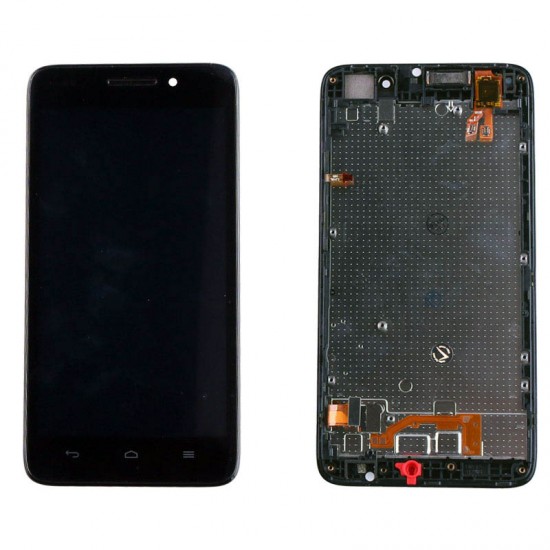 HUAWEI ASCEND G620S ΟΘΟΝΗ+TOUCH SCREEN + LENS + FRONT BLACK 3P OR HUAWEI ASCEND G620S ΟΘΟΝΗ+TOUCH SCREEN + LENS + FRONT BLACK 3P OR