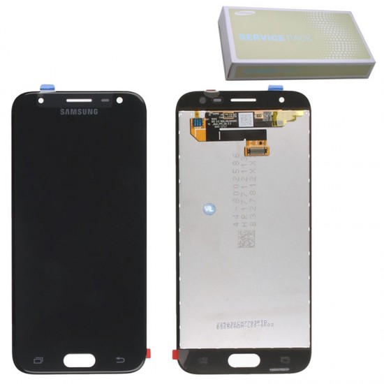 SAMSUNG J330F J3 2017 ΟΘΟΝΗ+TOUCH SCREEN+LENS GH96-10969A BLACK ORIGINAL SERVICE PACK