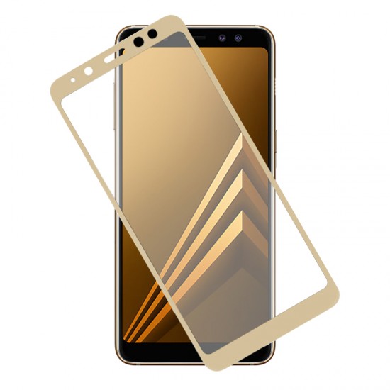 IDOL 1991 TEMPERED GLASS SAMSUNG A8 2018 A530 9H 0.30m 2.5D FULL GLUE SPECIAL FULL COVER FULL GOLD IDOL 1991 TEMPERED GLASS SAMSUNG A8 2018 A530 9H 0.30m 2.5D FULL GLUE SPECIAL FULL COVER FULL GOLD