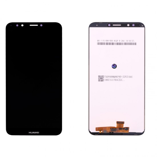 HUAWEI Y7 2018/Y7 PRIME 2018/HONOR 7C ΟΘΟΝΗ + TOUCH SCREEN + LENS BLACK REF. OR HUAWEI Y7 2018/Y7 PRIME 2018/HONOR 7C ΟΘΟΝΗ + TOUCH SCREEN + LENS BLACK REF. OR