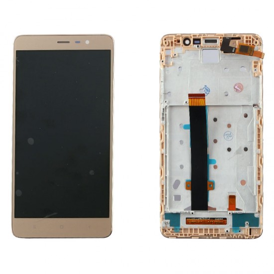 XIAOMI REDMI NOTE 3 ΟΘΟΝΗ + TOUCH SCREEN + LENS + FRAME GOLD REF.OR XIAOMI REDMI NOTE 3 ΟΘΟΝΗ + TOUCH SCREEN + LENS + FRAME GOLD REF.OR