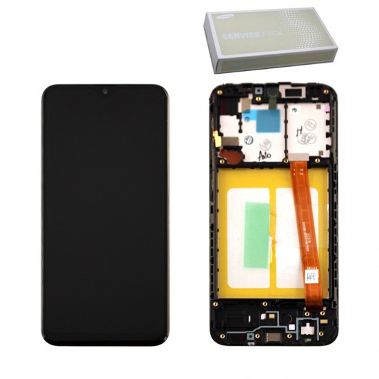 SAMSUNG A202F A20e ΟΘΟΝΗ+TOUCH SCREEN + LENS + FRAME GH82-20186A BLACK ORIGINAL SERVICE PACK SAMSUNG A202F A20e ΟΘΟΝΗ+TOUCH SCREEN + LENS + FRAME GH82-20186A BLACK ORIGINAL SERVICE PACK