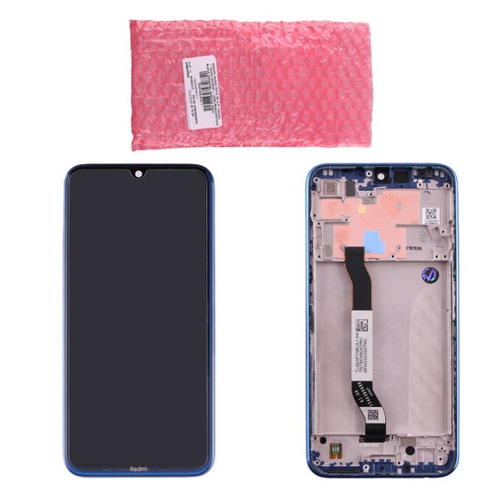 XIAOMI REDMI NOTE 8 ΟΘΟΝΗ + TOUCH SCREEN + LENS + FRAME 5600030C3J00 BLUE ORIGINAL SERVICE PACK