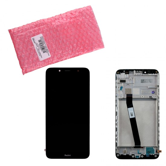 XIAOMI REDMI 7A ΟΘΟΝΗ + TOUCH SCREEN + LENS + FRAME 560610122000 BLACK ORIGINAL SERVICE PACK XIAOMI REDMI 7A ΟΘΟΝΗ + TOUCH SCREEN + LENS + FRAME 560610122000 BLACK ORIGINAL SERVICE PACK