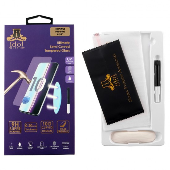 IDOL 1991 TEMPERED UV GLASS HUAWEI P40 PRO 6.58