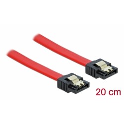 DELOCK καλώδιο SATA 82675, 6 Gb/s, 20cm, κόκκινο DELOCK καλώδιο SATA 82675, 6 Gb/s, 20cm, κόκκινο