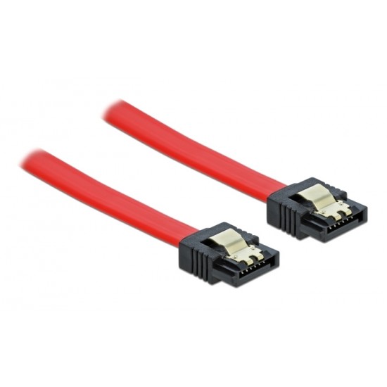 DELOCK καλώδιο SATA 82676, 6 Gb/s, 30cm, κόκκινο DELOCK καλώδιο SATA 82676, 6 Gb/s, 30cm, κόκκινο