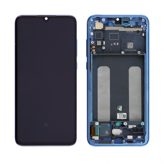 XIAOMI MI 9 LITE ΟΘΟΝΗ + TOUCH SCREEN + LENS + FRAME OLED BLUE XIAOMI MI 9 LITE ΟΘΟΝΗ + TOUCH SCREEN + LENS + FRAME OLED BLUE