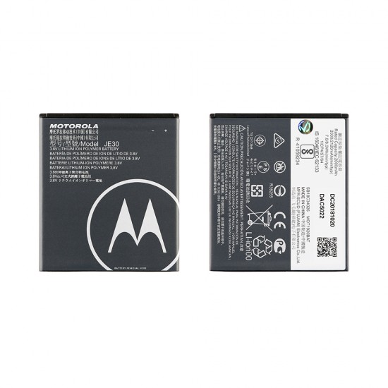 ΜΠΑΤΑΡΙΑ MOTOROLA JE30 MOTO E5 PLAY 2120mAh BULK OR ΜΠΑΤΑΡΙΑ MOTOROLA JE30 MOTO E5 PLAY 2120mAh BULK OR