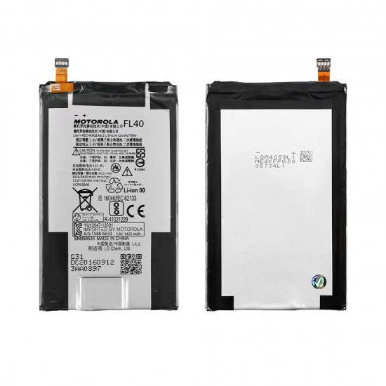 ΜΠΑΤΑΡΙΑ MOTOROLA FL40 MOTO X PLAY 3425mAh BULK OR ΜΠΑΤΑΡΙΑ MOTOROLA FL40 MOTO X PLAY 3425mAh BULK OR