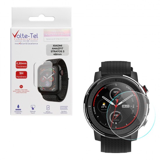 VOLTE-TEL TEMPERED GLASS XIAOMI AMAZFIT STRATOS 3 48mm 1.34