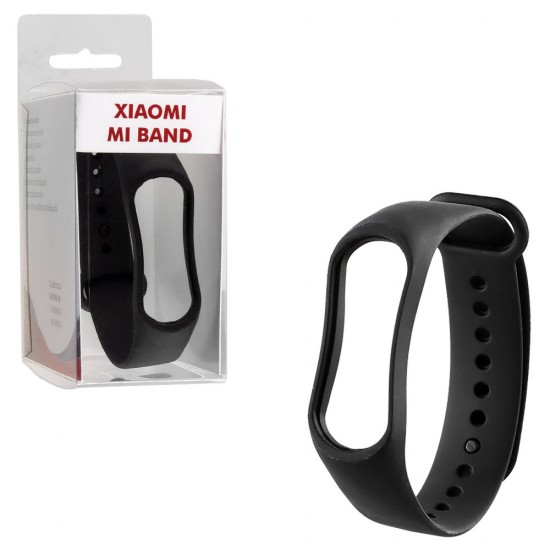 VOLTE-TEL ΛΟΥΡΑΚΙ ΣΙΛΙΚΟΝΗΣ XIAOMI MI BAND 4/MI BAND 3 BLACK VOLTE-TEL ΛΟΥΡΑΚΙ ΣΙΛΙΚΟΝΗΣ XIAOMI MI BAND 4/MI BAND 3 BLACK