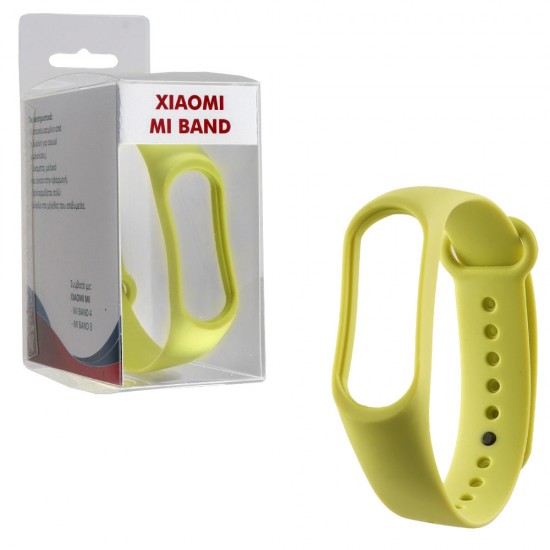 VOLTE-TEL ΛΟΥΡΑΚΙ ΣΙΛΙΚΟΝΗΣ XIAOMI MI BAND 4/MI BAND 3 YELLOW GREEN VOLTE-TEL ΛΟΥΡΑΚΙ ΣΙΛΙΚΟΝΗΣ XIAOMI MI BAND 4/MI BAND 3 YELLOW GREEN