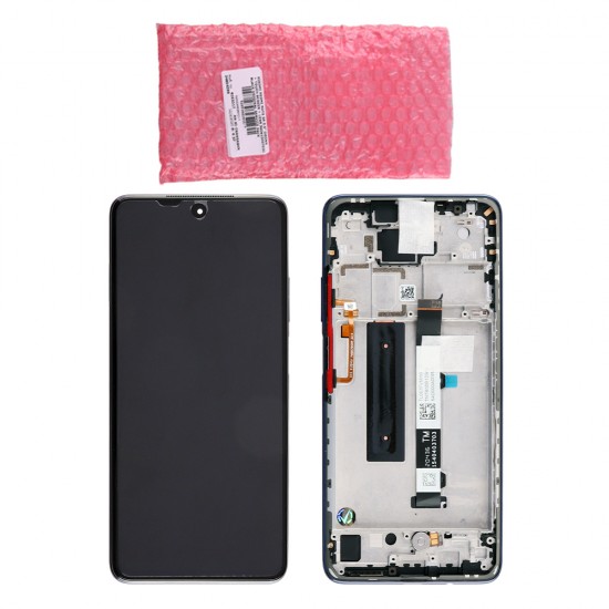 XIAOMI MI 10T LITE 5G/REDMI NOTE 9 PRO 5G ΟΘΟΝΗ + TOUCH SCREEN + LENS + FRAME 5600090J1700 BLUE ORIGINAL SERVICE PACK