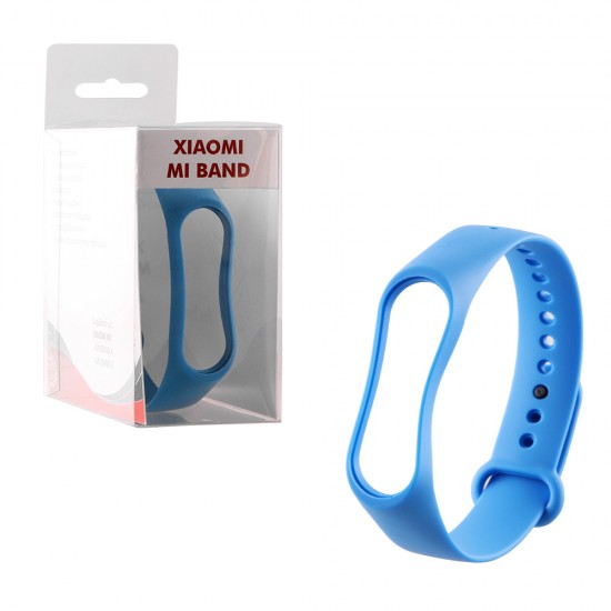 VOLTE-TEL ΛΟΥΡΑΚΙ ΡΟΛΟΓΙΟΥ ΣΙΛΙΚΟΝΗΣ XIAOMI MI BAND 4/MI BAND 3 BLUE VOLTE-TEL ΛΟΥΡΑΚΙ ΡΟΛΟΓΙΟΥ ΣΙΛΙΚΟΝΗΣ XIAOMI MI BAND 4/MI BAND 3 BLUE