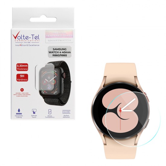 VOLTE-TEL TEMPERED GLASS SAMSUNG WATCH 4 40mm R860/R865 1.20