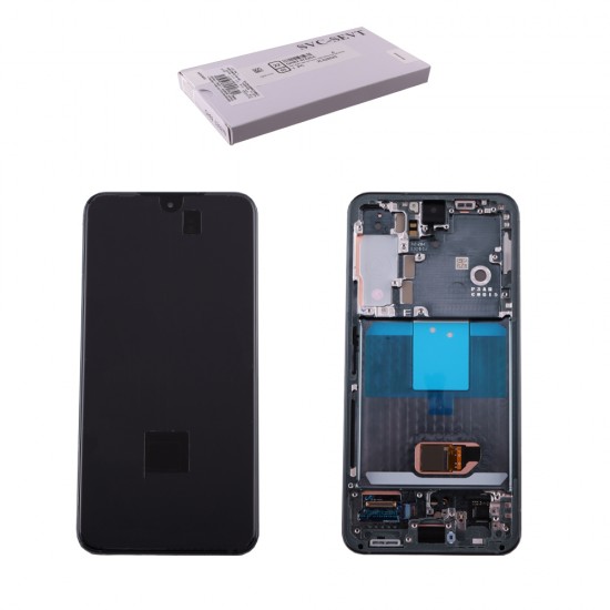 SAMSUNG S22 5G S901 ΟΘΟΝΗ + TOUCH SCREEN + LENS + FRONT GH82-27520C GREEN ORIGINAL SERVICE PACK SAMSUNG S22 5G S901 ΟΘΟΝΗ + TOUCH SCREEN + LENS + FRONT GH82-27520C GREEN ORIGINAL SERVICE PACK