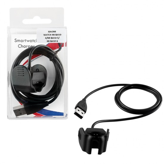 VOLTE-TEL ΚΑΛΩΔΙΟ ΦΟΡΤΙΣΗΣ USB ΓΙΑ XIAOMI WATCH MI BAND 4/MI BAND 5/MI BAND 6 1m BLACK VOLTE-TEL ΚΑΛΩΔΙΟ ΦΟΡΤΙΣΗΣ USB ΓΙΑ XIAOMI WATCH MI BAND 4/MI BAND 5/MI BAND 6 1m BLACK