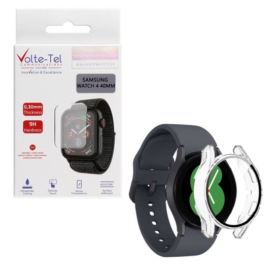 VOLTE-TEL TEMPERED GLASS SAMSUNG WATCH 4 40mm 1.2