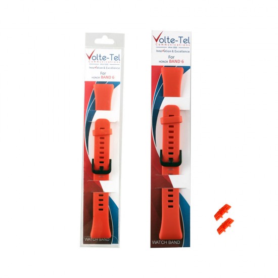 VOLTE-TEL ΛΟΥΡΑΚΙ ΣΙΛΙΚΟΝΗΣ HUAWEI HONOR BAND 6 ORANGE VOLTE-TEL ΛΟΥΡΑΚΙ ΣΙΛΙΚΟΝΗΣ HUAWEI HONOR BAND 6 ORANGE
