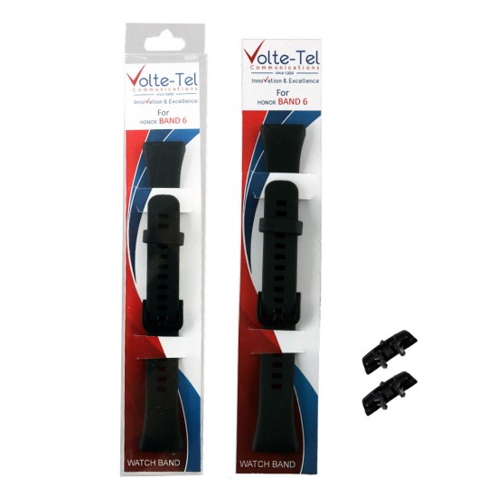 VOLTE-TEL ΛΟΥΡΑΚΙ ΣΙΛΙΚΟΝΗΣ HUAWEI HONOR BAND 6 BLACK VOLTE-TEL ΛΟΥΡΑΚΙ ΣΙΛΙΚΟΝΗΣ HUAWEI HONOR BAND 6 BLACK