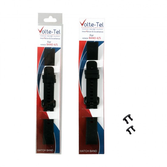 VOLTE-TEL ΛΟΥΡΑΚΙ ΣΙΛΙΚΟΝΗΣ HUAWEI HONOR BAND 4/HONOR BAND 5 BLACK VOLTE-TEL ΛΟΥΡΑΚΙ ΣΙΛΙΚΟΝΗΣ HUAWEI HONOR BAND 4/HONOR BAND 5 BLACK