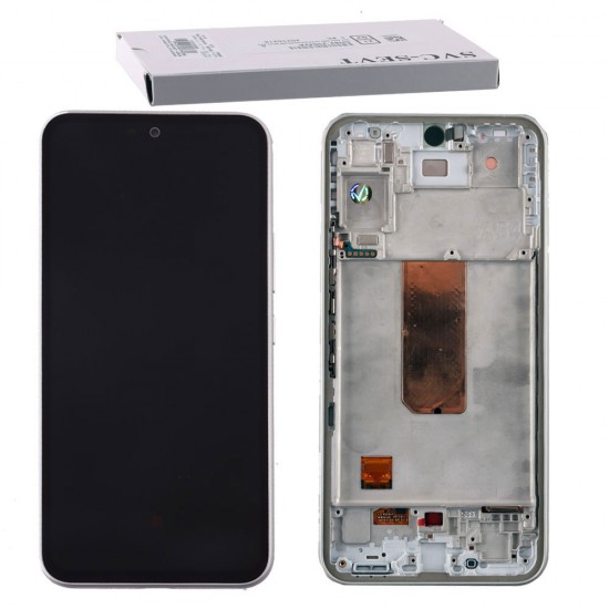 SAMSUNG A54 A546 ΟΘΟΝΗ+TOUCH SCREEN + LENS GH82-31232B WHITE ORIGINAL SERVICE PACK SAMSUNG A54 A546 ΟΘΟΝΗ+TOUCH SCREEN + LENS GH82-31232B WHITE ORIGINAL SERVICE PACK