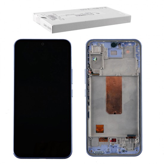 SAMSUNG A54 A546 ΟΘΟΝΗ+TOUCH SCREEN + LENS + FRAME GH82-31232D VIOLET ORIGINAL SERVICE PACK SAMSUNG A54 A546 ΟΘΟΝΗ+TOUCH SCREEN + LENS + FRAME GH82-31232D VIOLET ORIGINAL SERVICE PACK
