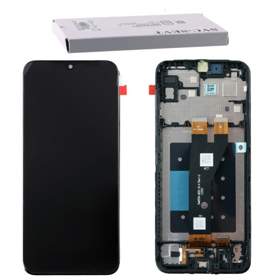 SAMSUNG A14 5G A146 ΟΘΟΝΗ + TOUCH SCREEN + FRAME GH81-23315A BLACK ORIGINAL SERVICE PACK