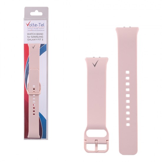 VOLTE-TEL ΛΟΥΡΑΚΙ ΡΟΛΟΓΙΟΥ ΣΙΛΙΚΟΝΗΣ SAMSUNG GALAXY FIT 3 R390 PINK VT132 VOLTE-TEL ΛΟΥΡΑΚΙ ΡΟΛΟΓΙΟΥ ΣΙΛΙΚΟΝΗΣ SAMSUNG GALAXY FIT 3 R390 PINK VT132