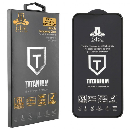 IDOL 1991 TEMPERED GLASS XIAOMI REDMI 13 4G / POCO M6 4G 6.79 IDOL 1991 TEMPERED GLASS XIAOMI REDMI 13 4G / POCO M6 4G 6.79
