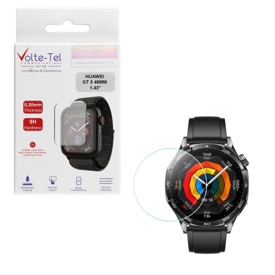 VOLTE-TEL TEMPERED GLASS HUAWEI WATCH GT 5 46MM 1.43